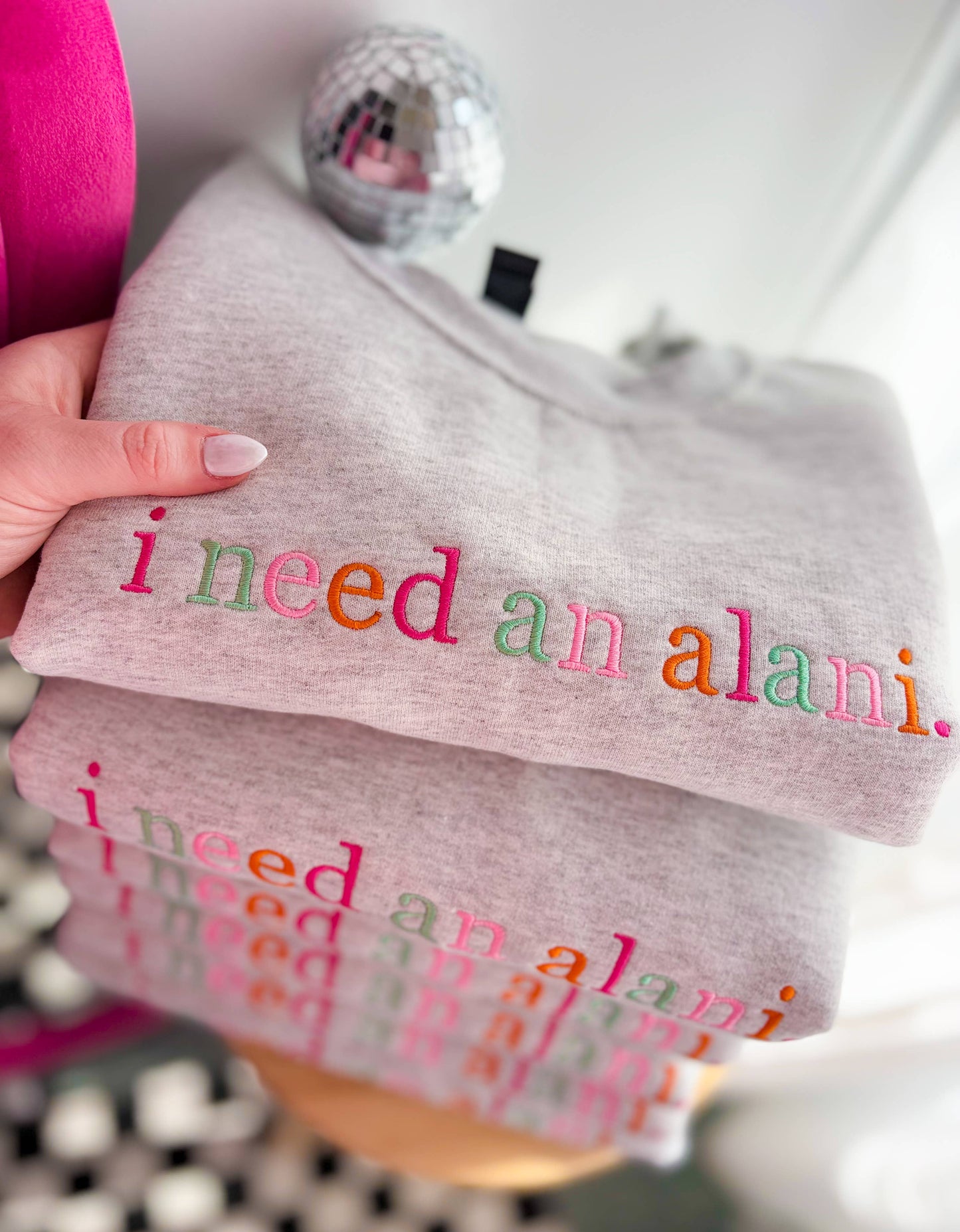i need an alani. Embroidered Crewneck | Sweatshirt