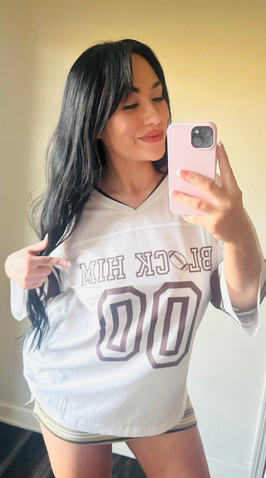 Block Him Oversized Jersey