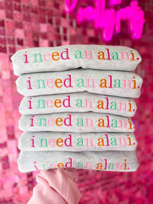i need an alani. Embroidered Crewneck | Sweatshirt